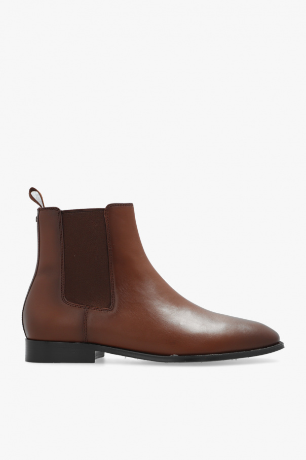 Coach brown leather boots best sale